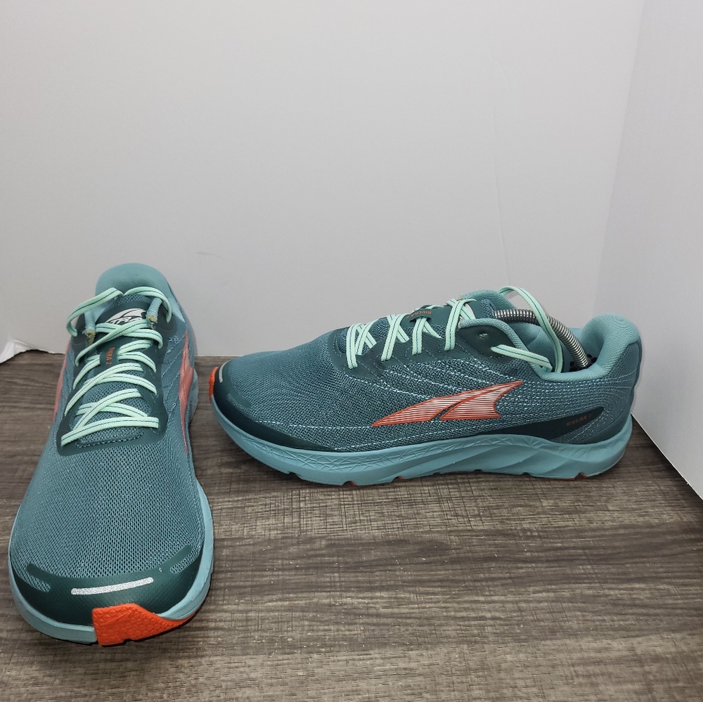 Altra Rivera 2 Mens 11.5 Shoes Green Road Running Outdoor Long Distance Trainer